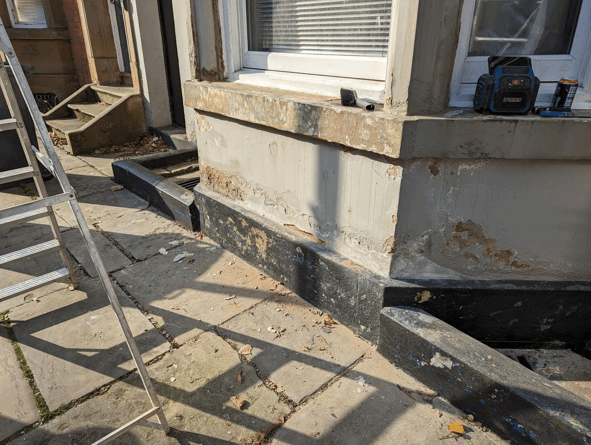 Bay Window Stonework